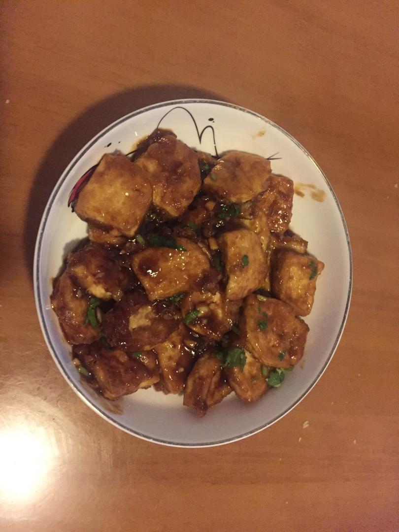 无敌好吃的香煎豆腐