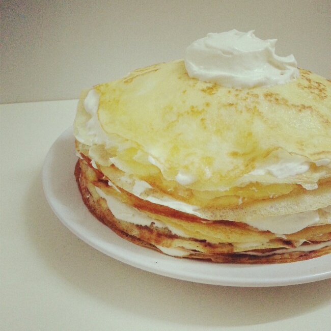 千层可丽饼蛋糕 mille crepe