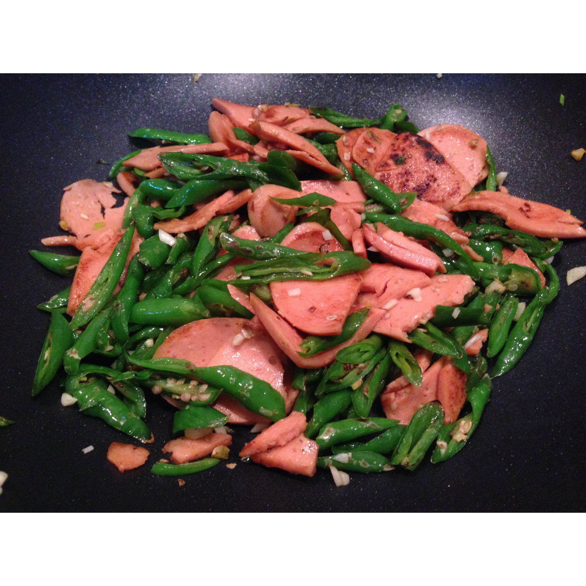 青椒火腿肠