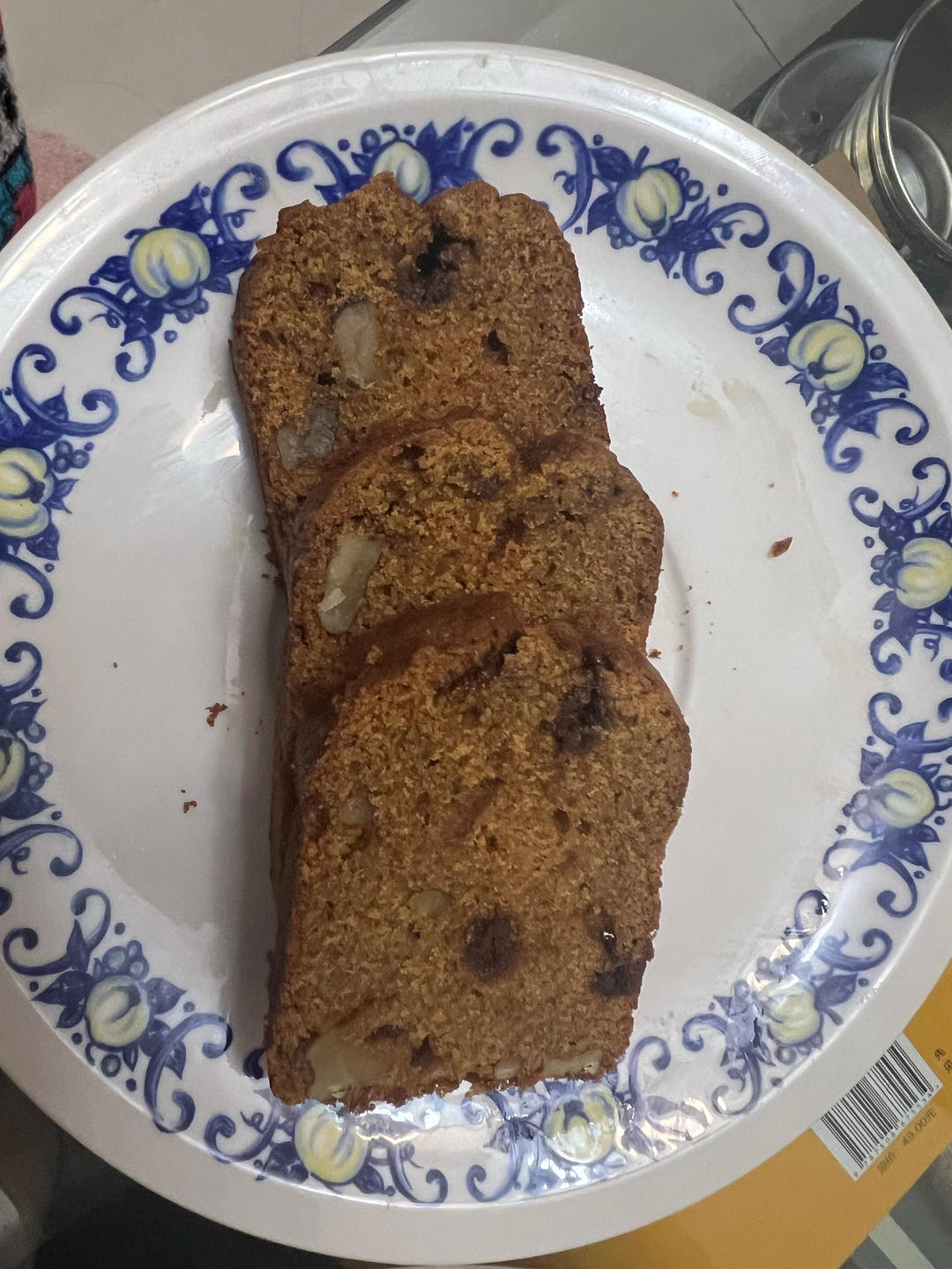 枣泥核桃磅蛋糕