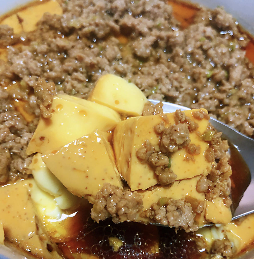 比布丁还要嫩！巨好吃又营养的肉末水蒸蛋