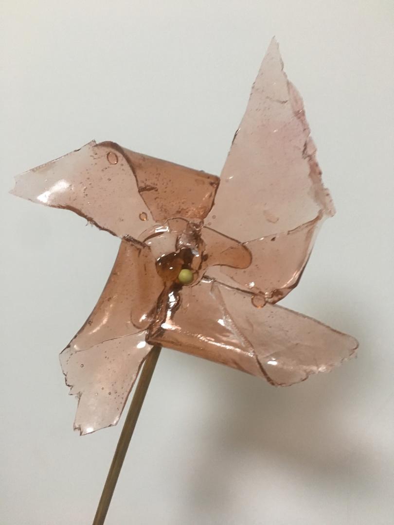 清晨的胡萝卜做的艾素糖装饰艾素糖风车的制作