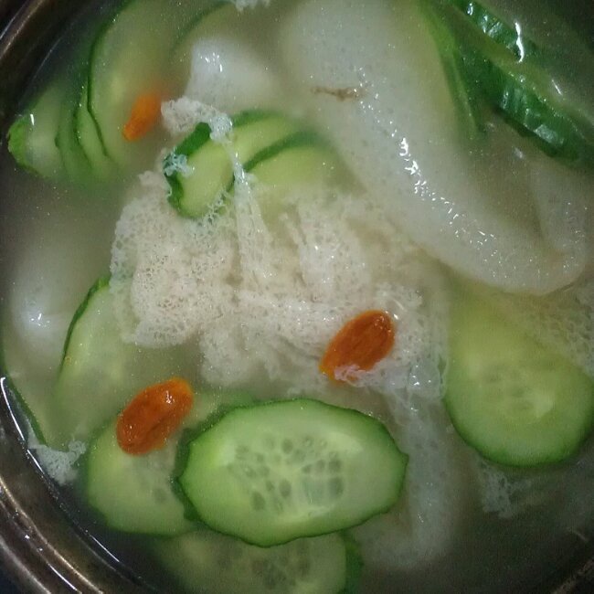 青瓜竹荪汤
