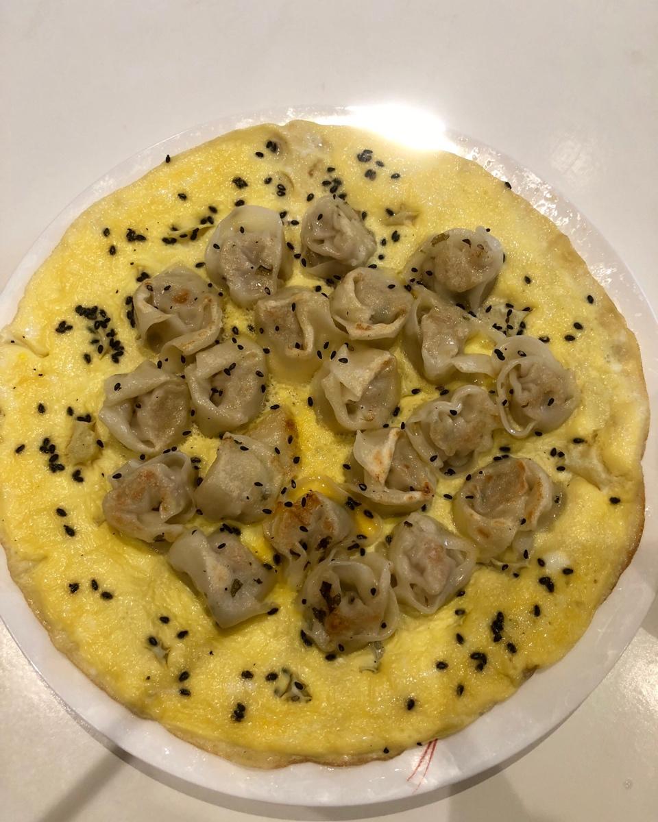 小馄饨蛋饼
