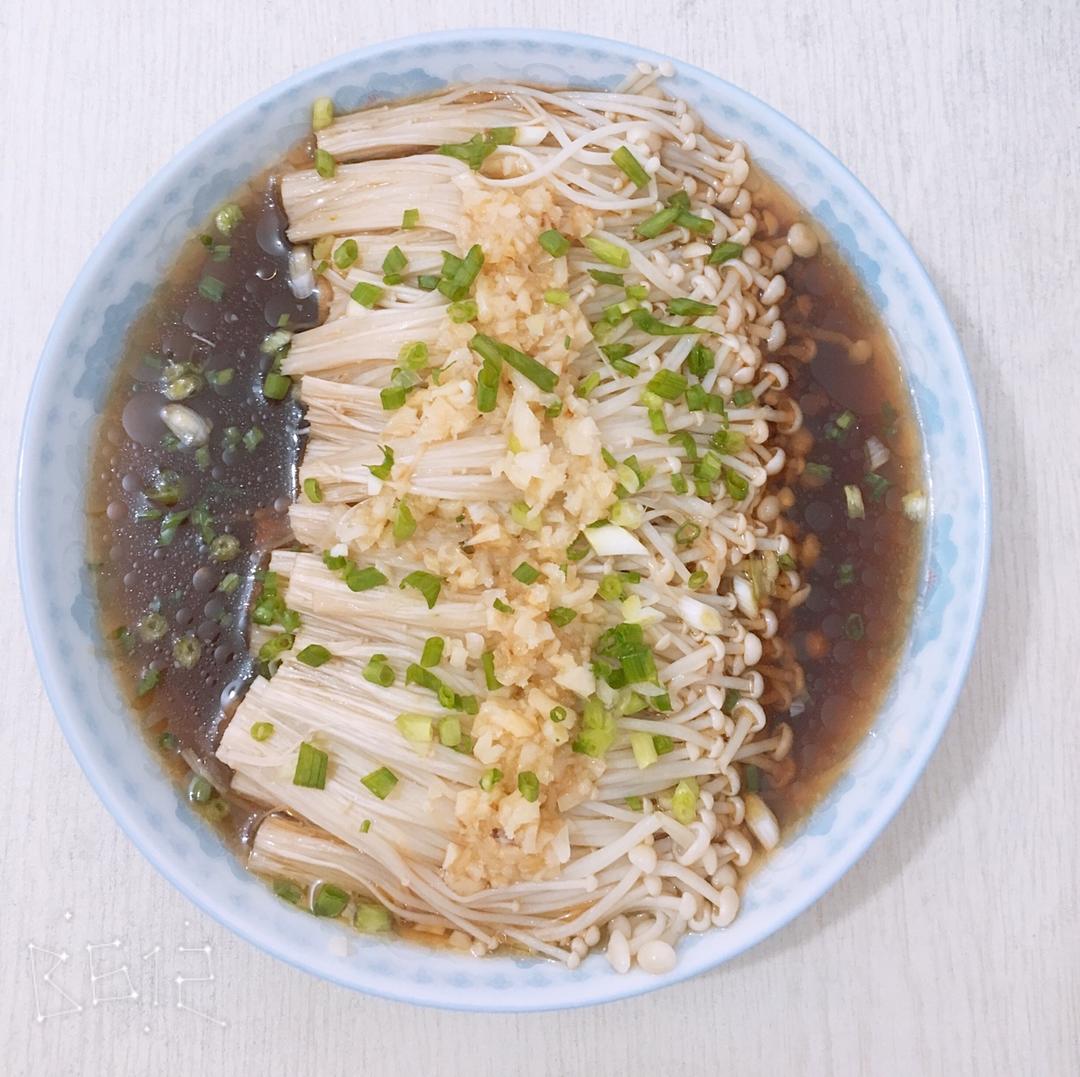 蒜蓉蒸金针菇