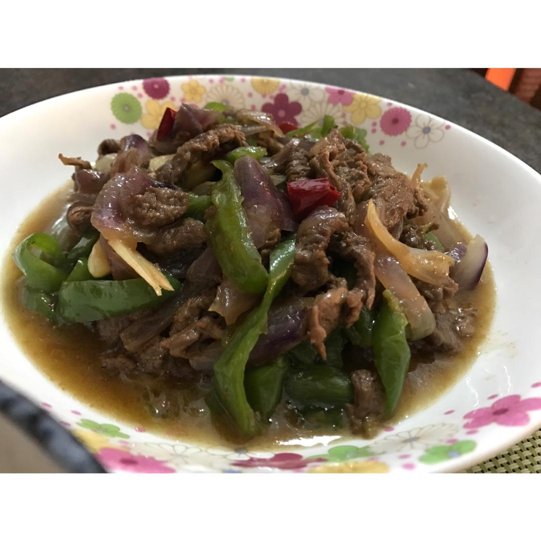 青椒洋葱酱炒牛肉