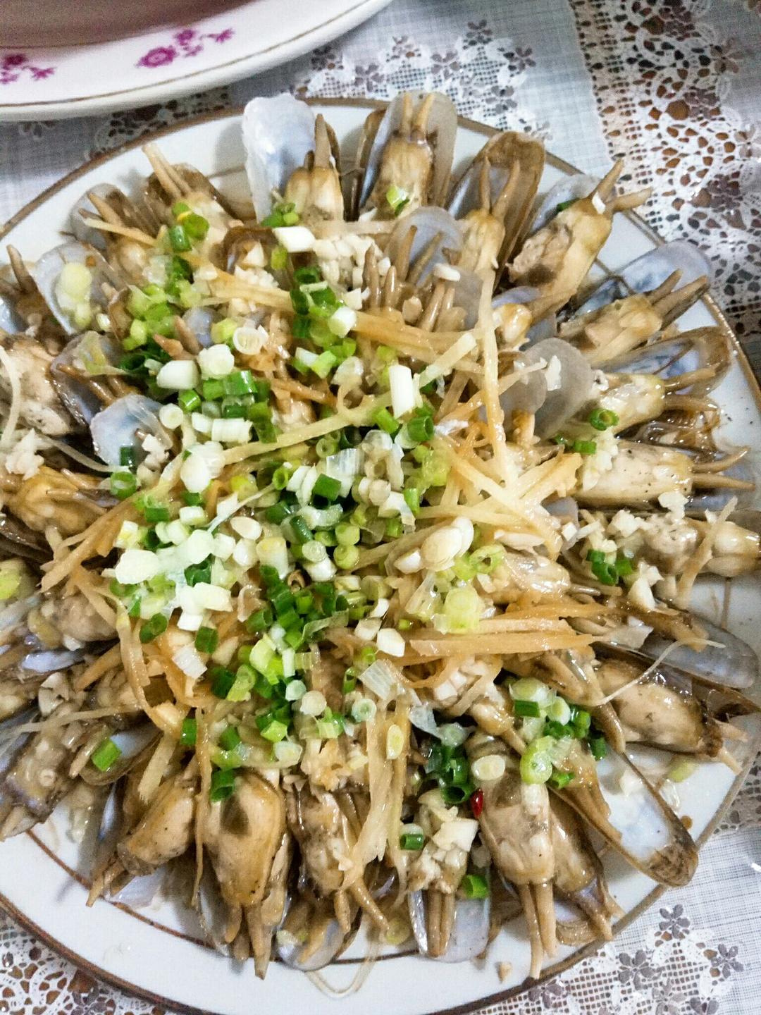 清蒸蛏子