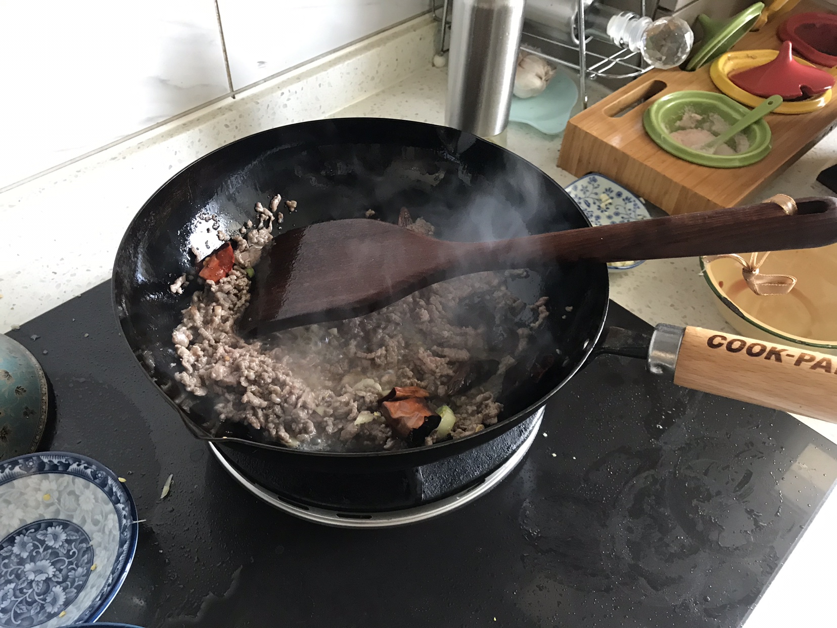 榨菜炒肉丝（橄榄菜）的做法 步骤4
