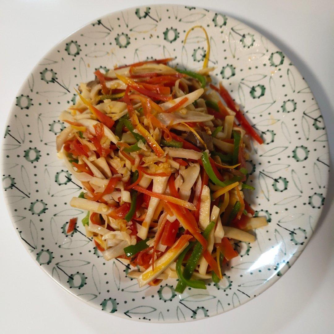 爆炒杏鲍菇