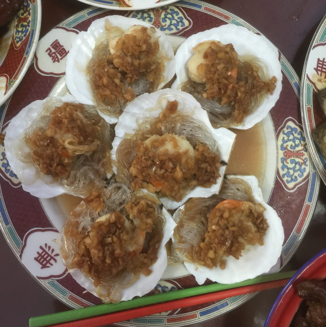 蒜蓉粉丝蒸扇贝