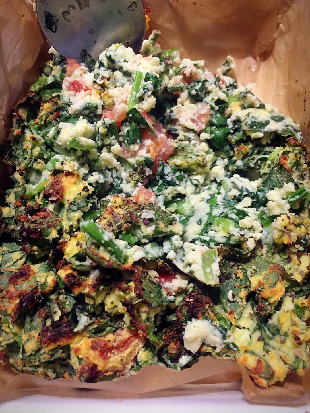 椰粉焗菠菜 低碳的做法