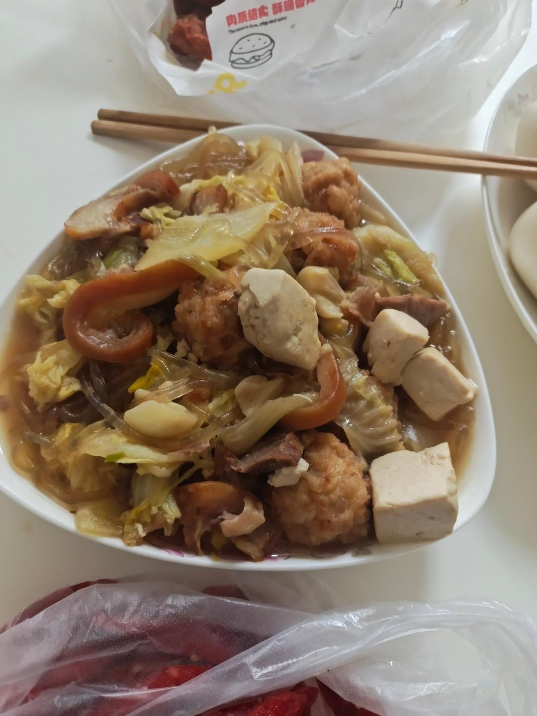 猪肉白菜炖粉条