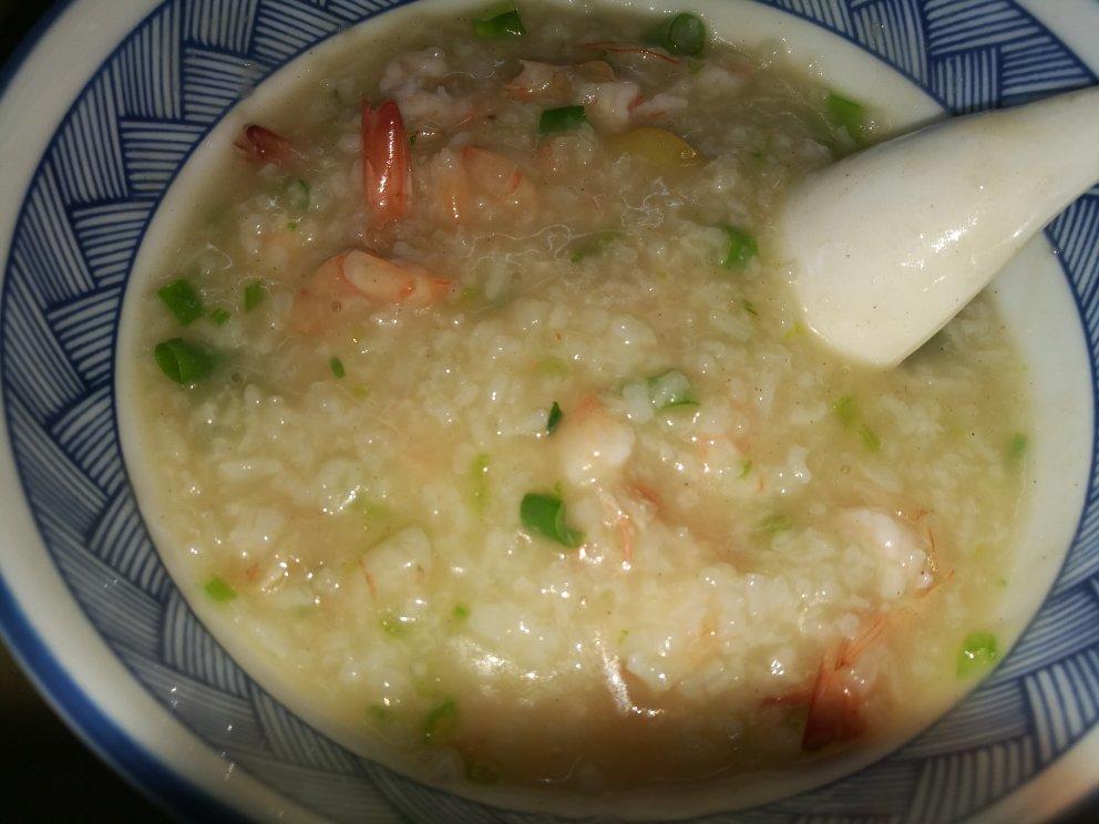 鲜虾砂锅粥
