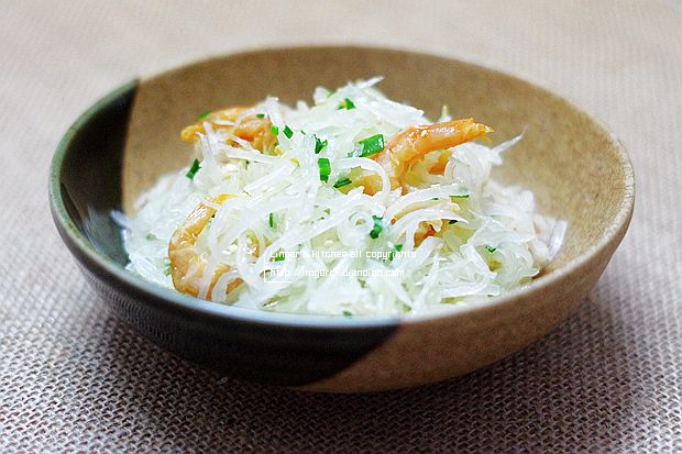 葱油开洋萝卜丝