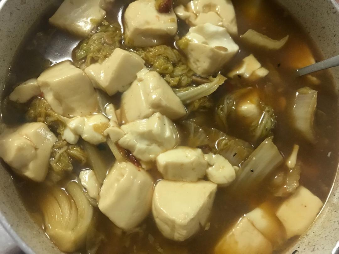 白菜炖豆腐