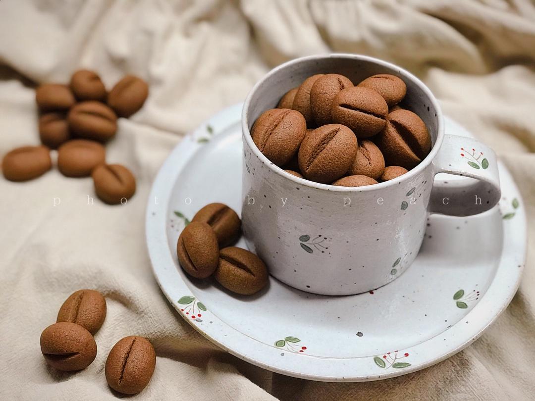 ㊙️萌化了‼️酥脆可口的咖啡豆饼干‼️一学就会