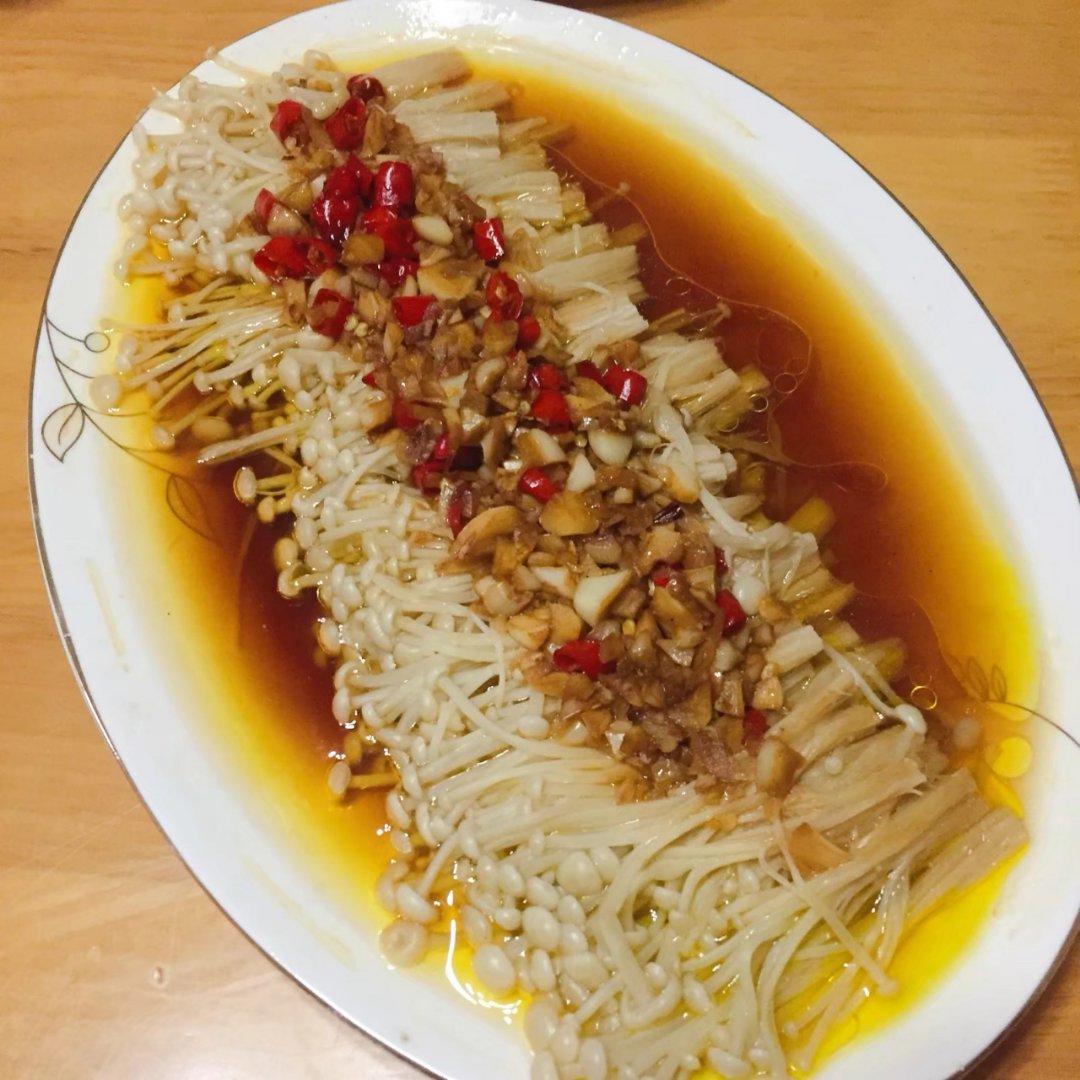清蒸金针菇