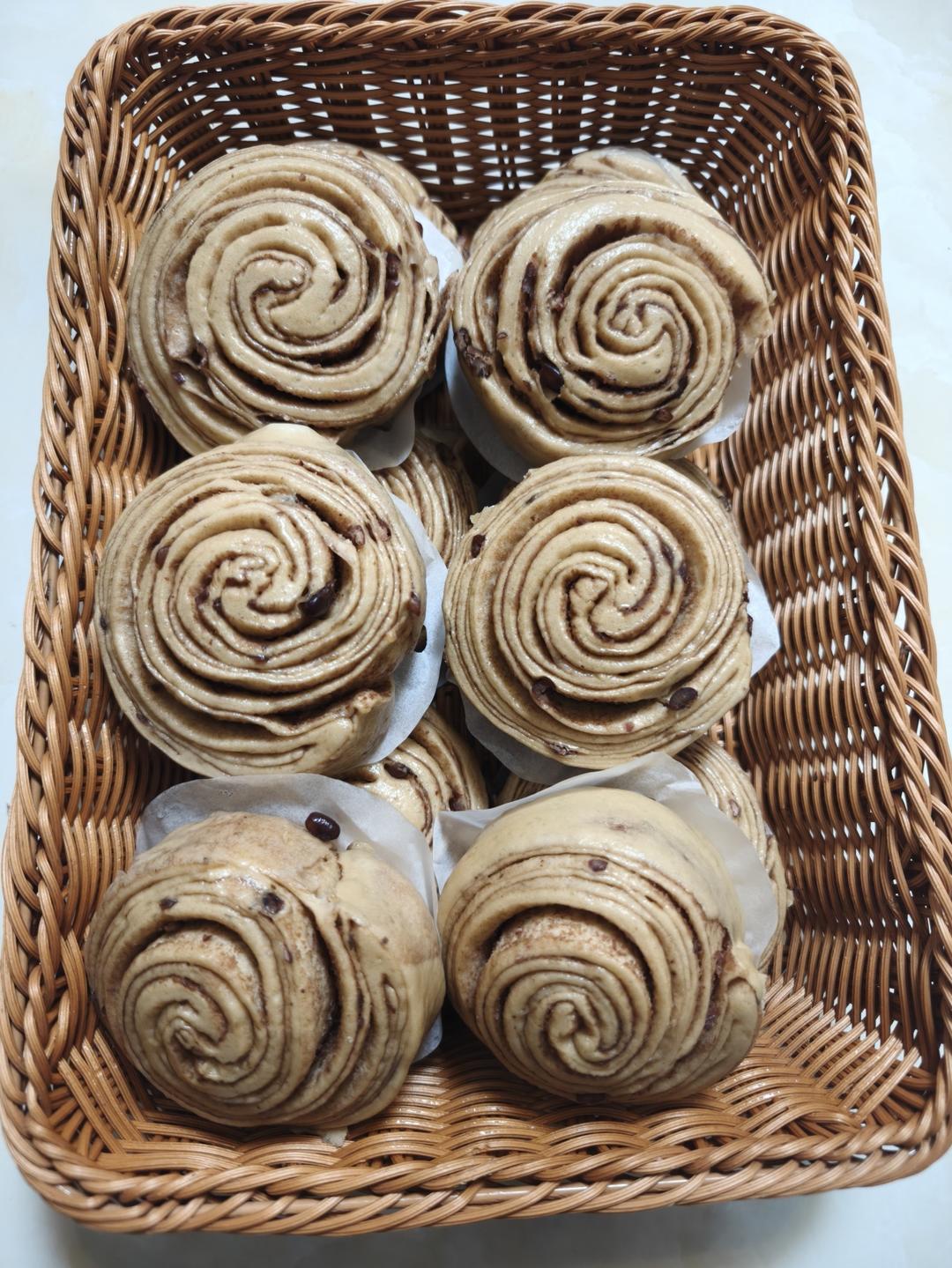 红豆沙千层馒头卷