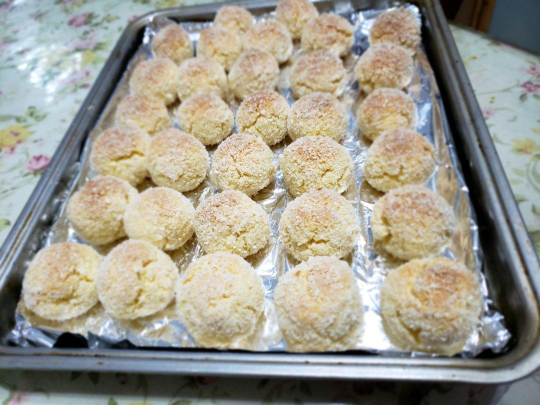 消耗蛋白❗️无需打发❗️超好吃的蛋白椰蓉球❗️