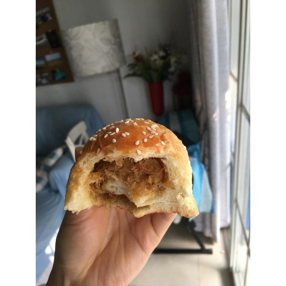 超好吃的肉松面包