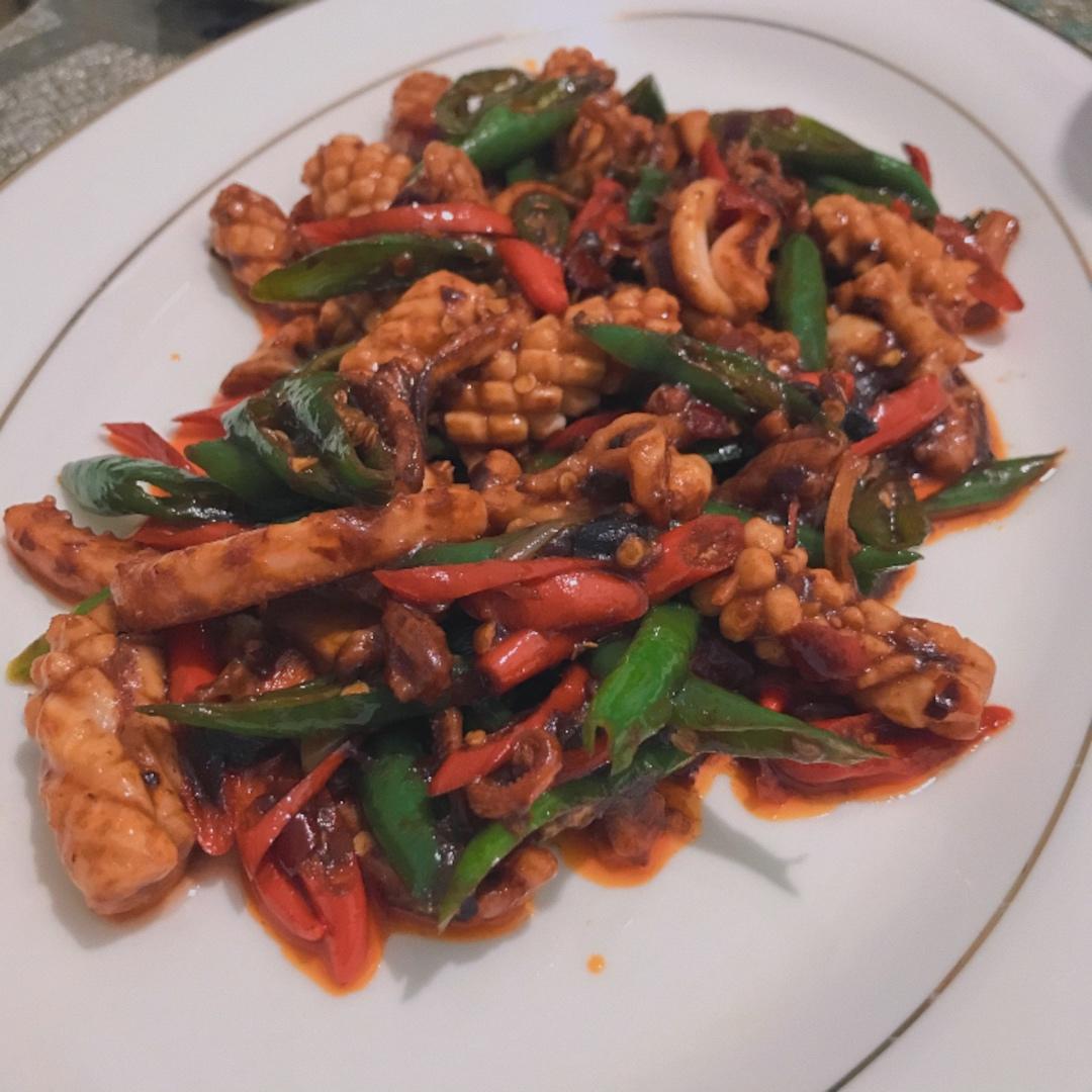 香辣鱿鱼卷