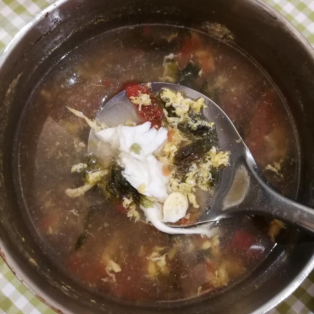 番茄蛋花紫菜汤