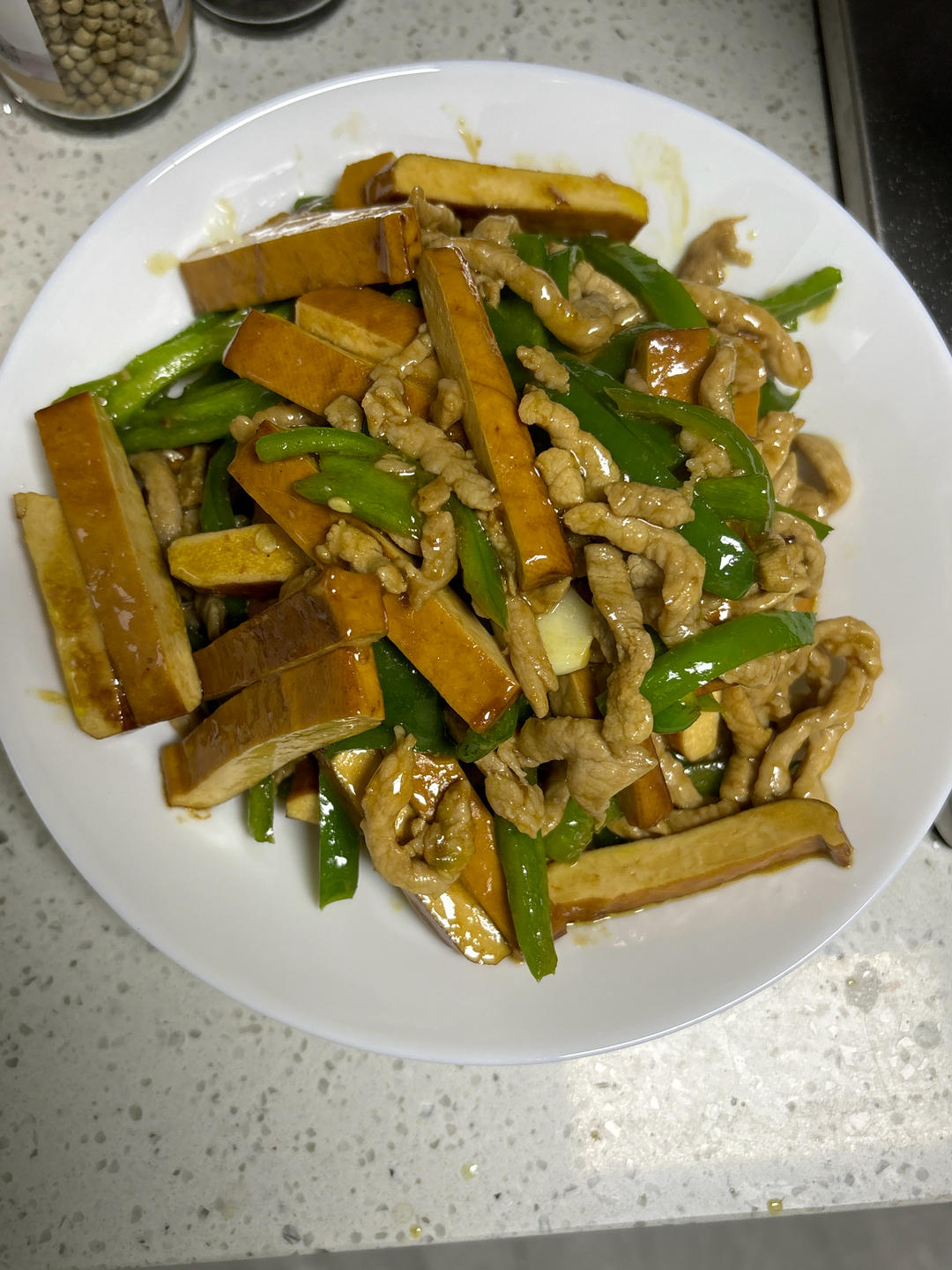 香干肉丝，家常菜