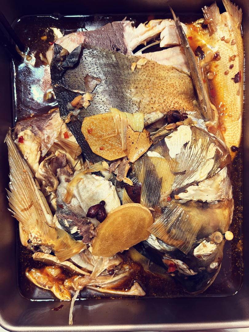 鱼头泡饼 炖鱼头（家庭版旺顺阁）