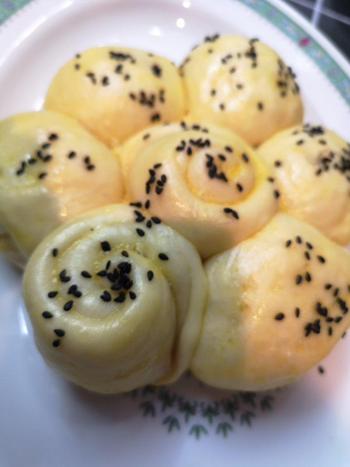 超松软的蒸面包