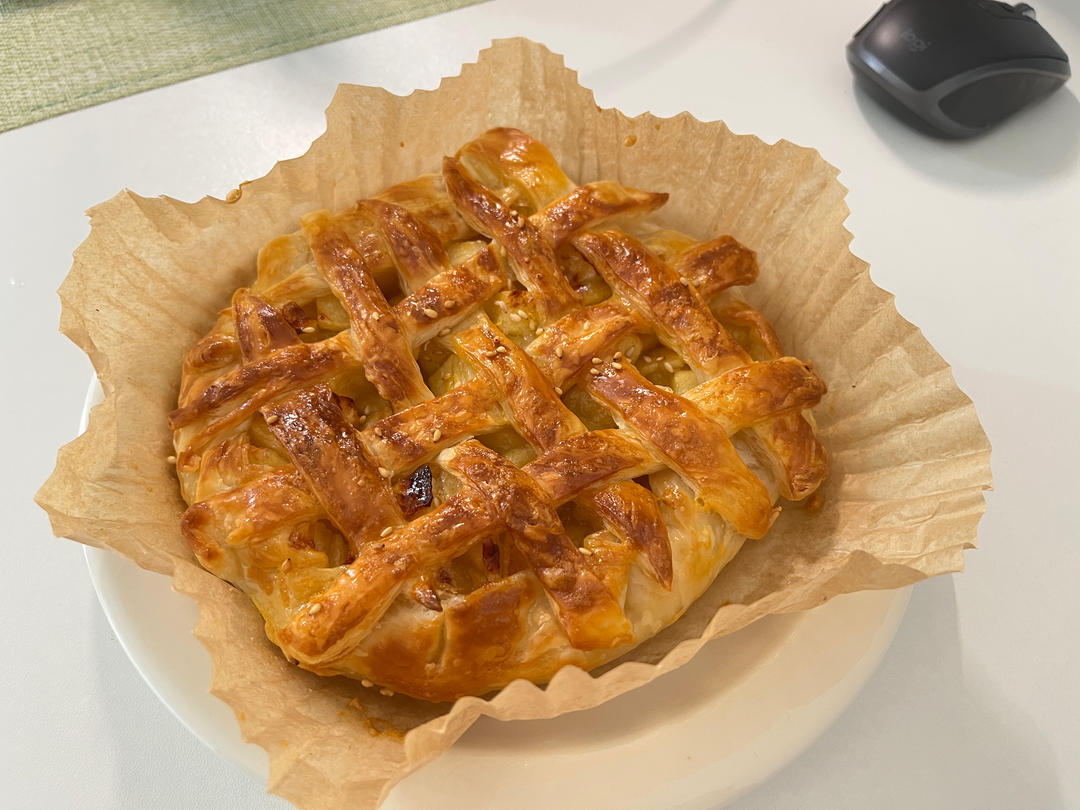 手抓饼版苹果派