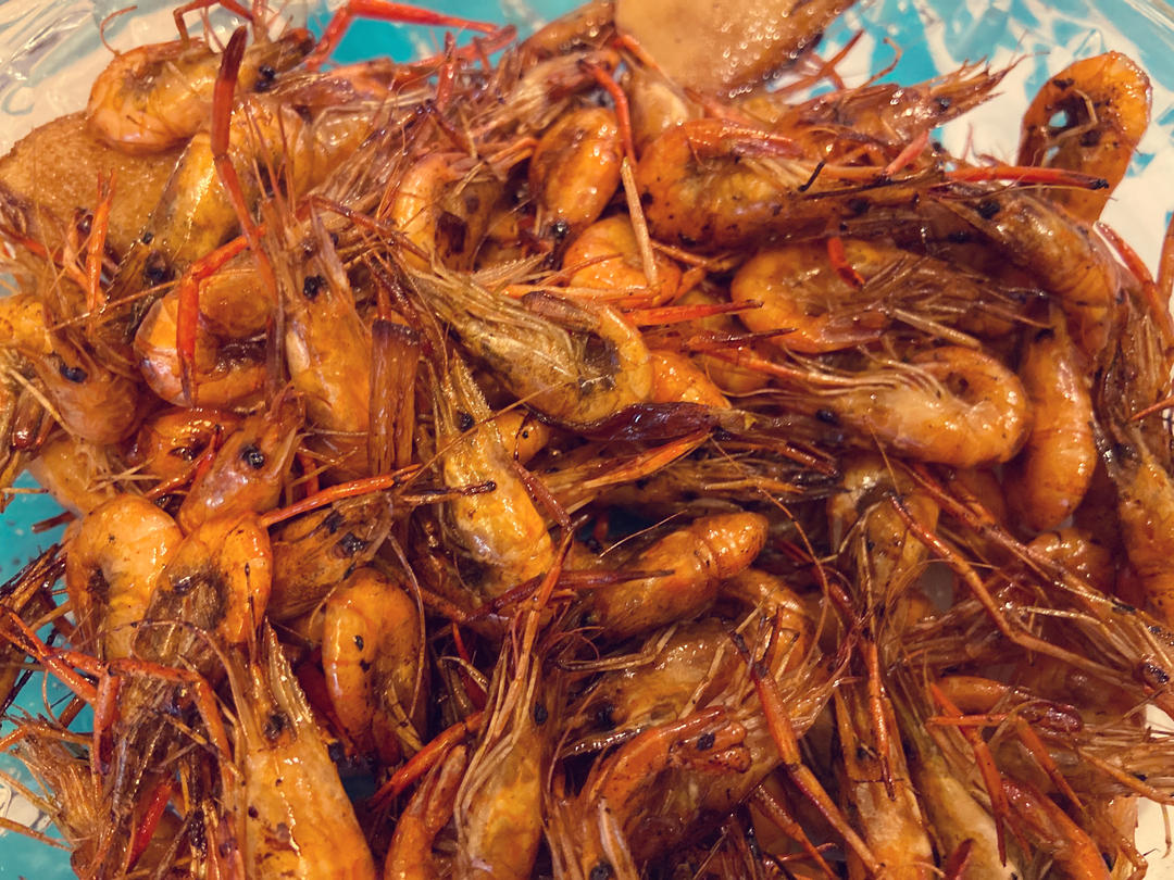 油爆河虾