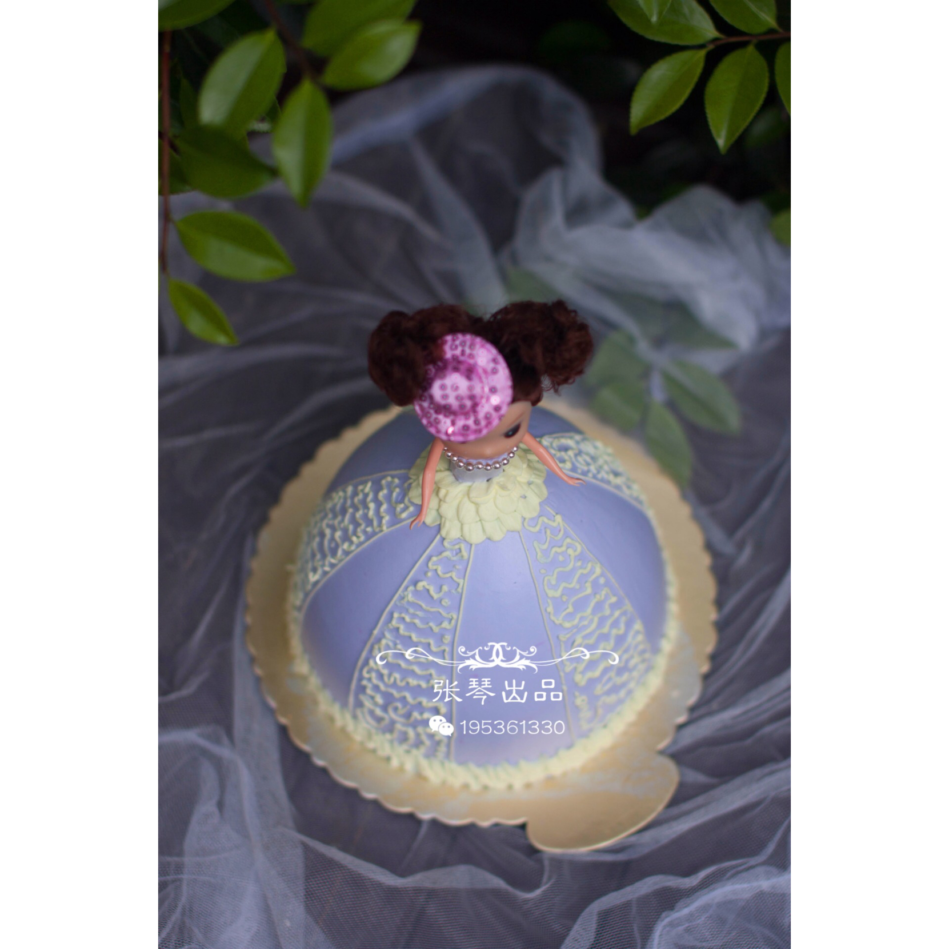 花环蛋糕韩式裱花
