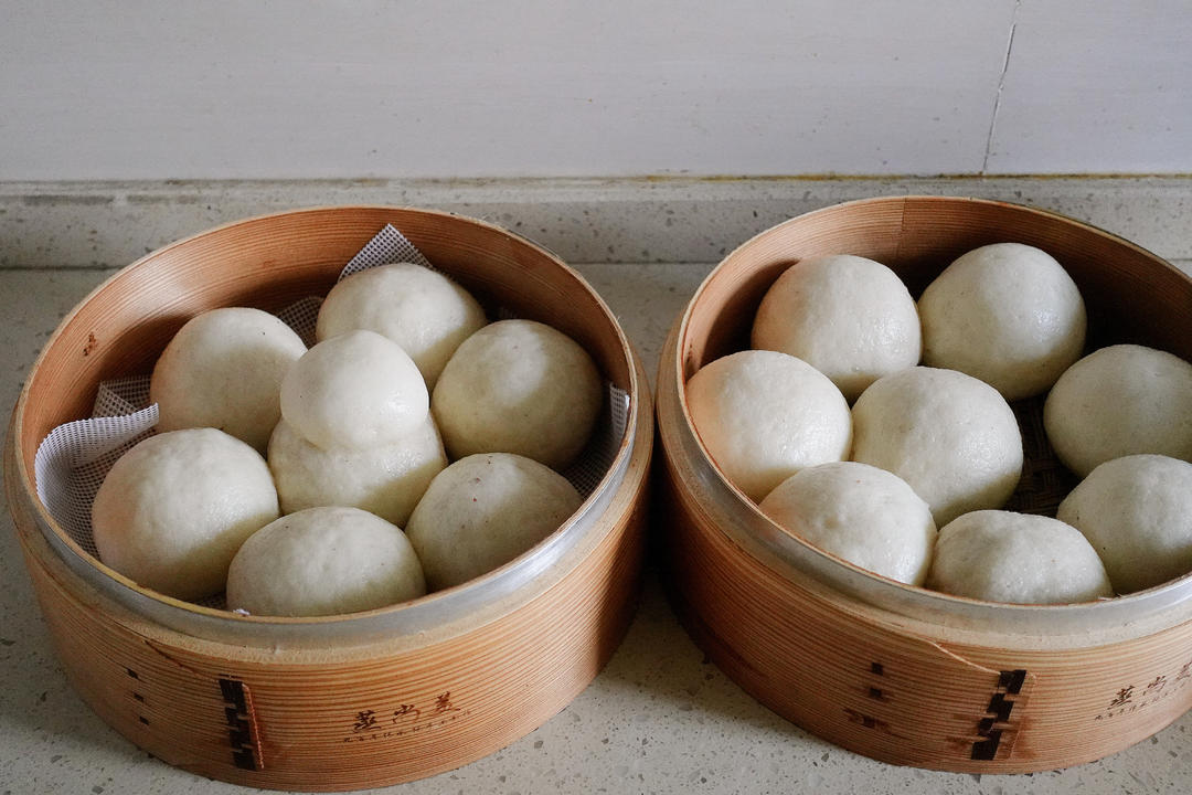 超好吃有豆豆的豆沙包，一次发酵（红豆包）