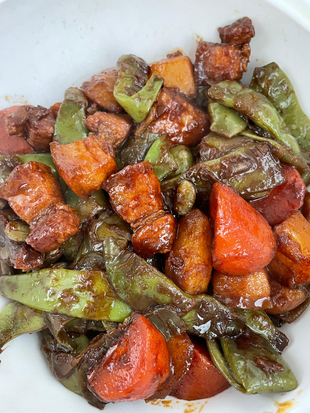 五花肉炖芸豆土豆 Pork Belly with B&P