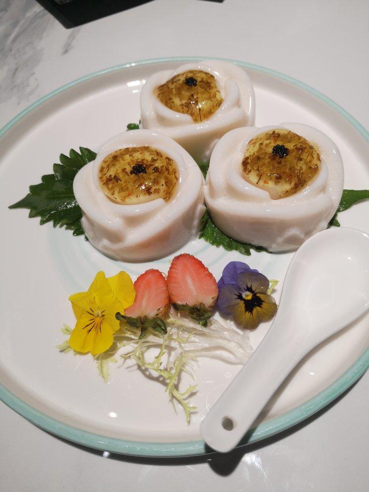 桂花杏仁豆腐：嫩滑、好好吃呀