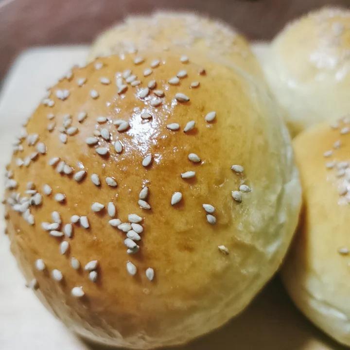 肯德基早餐汉堡轻松在家做 ---『玉米鸡肉汉堡包』