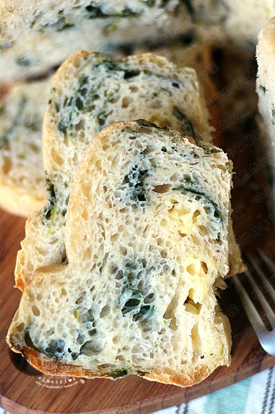免揉菠菜奶酪包