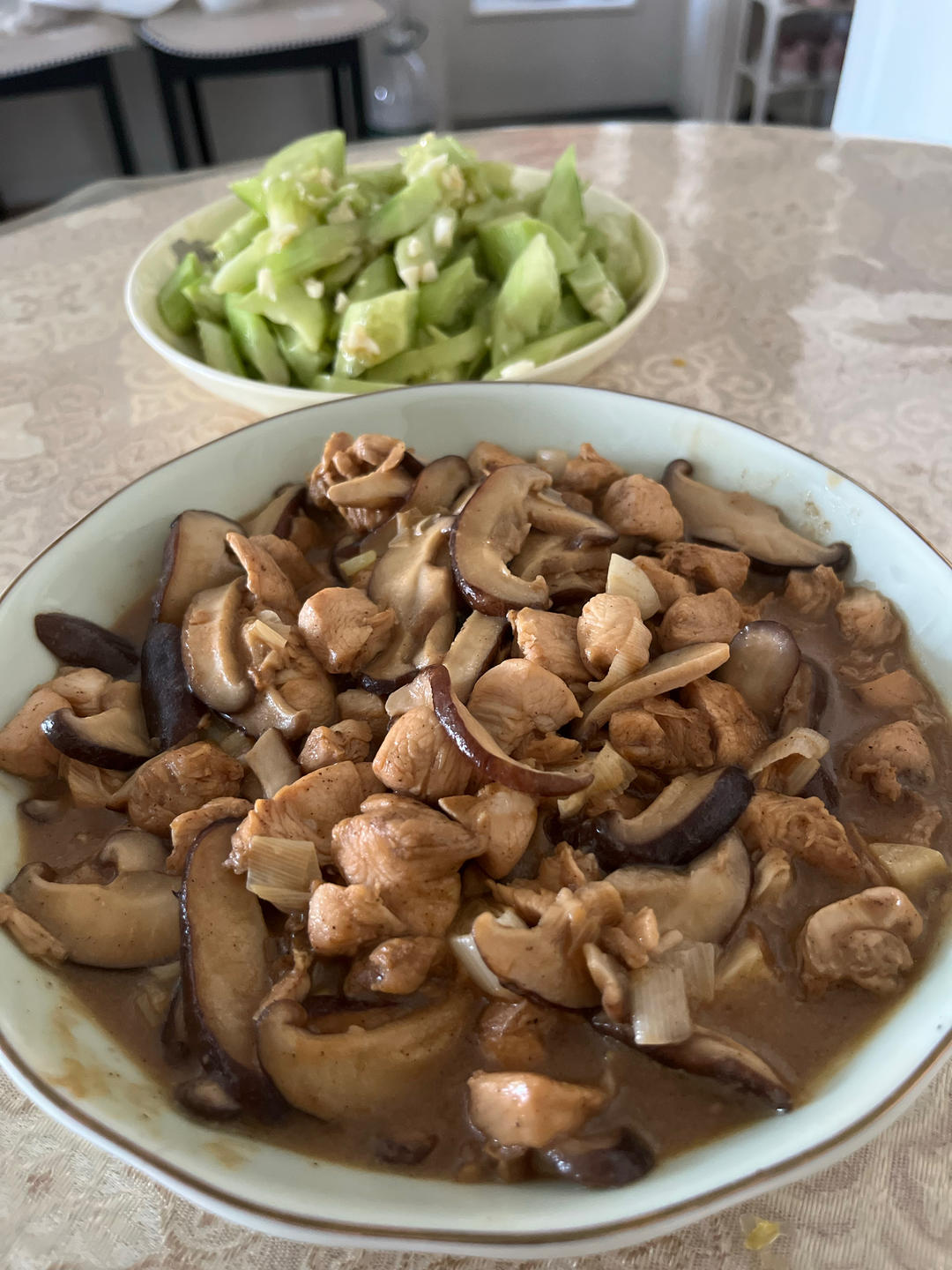 自用｜香菇滑鸡（鸡胸肉版）的做法