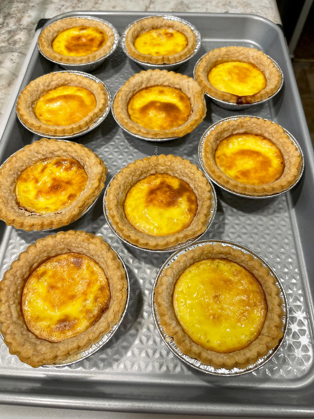 蛋挞（超简单，无淡奶）