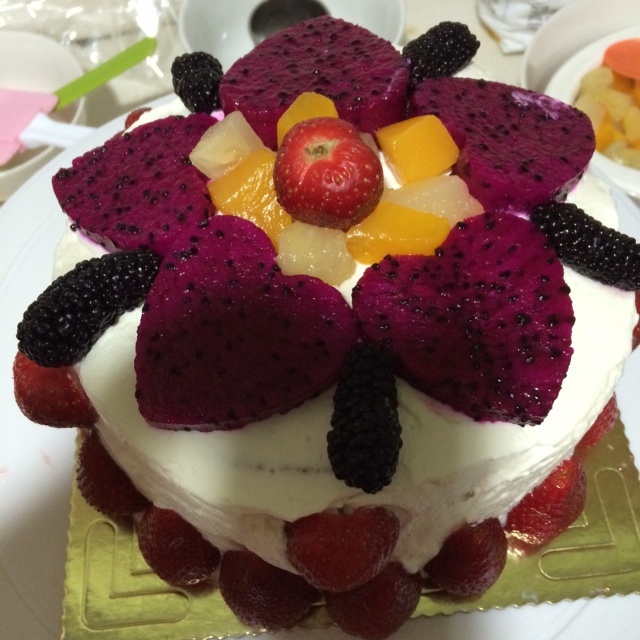 6寸奶油生日蛋糕