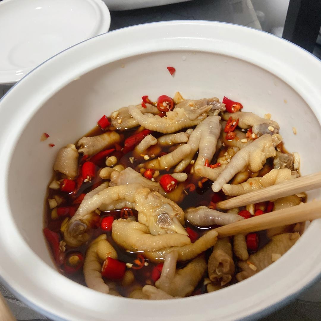 酸辣鸡爪的做法