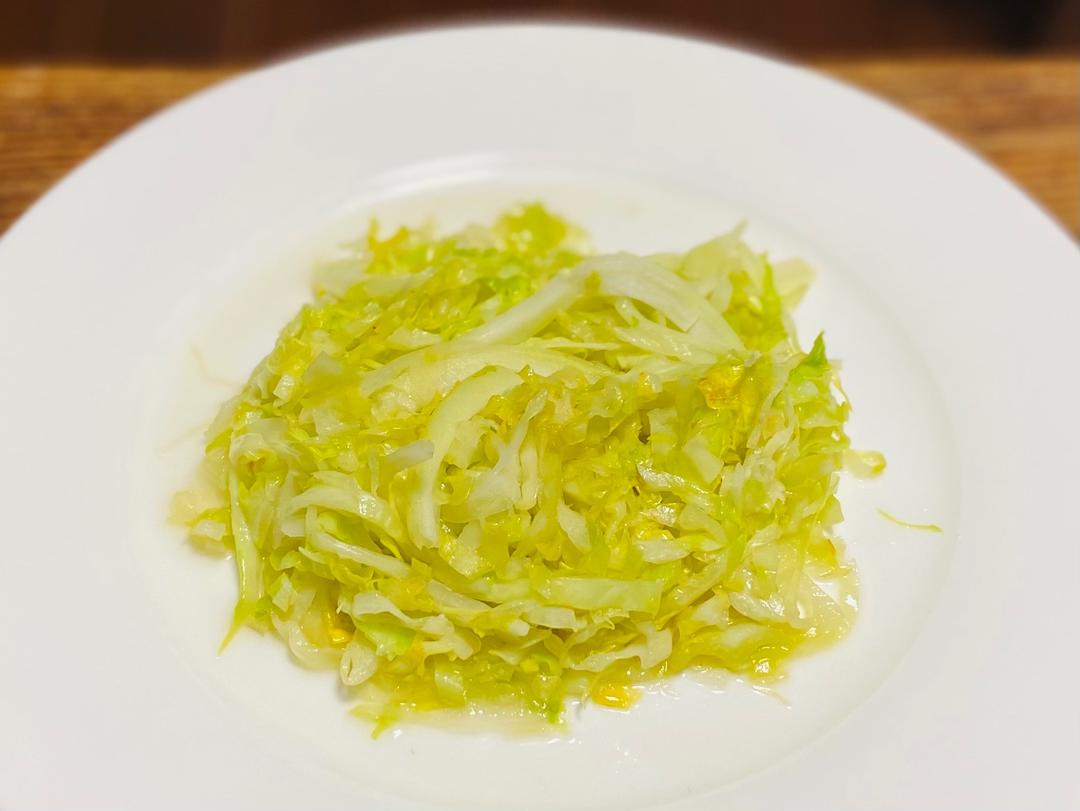 醋炒卷心菜的做法