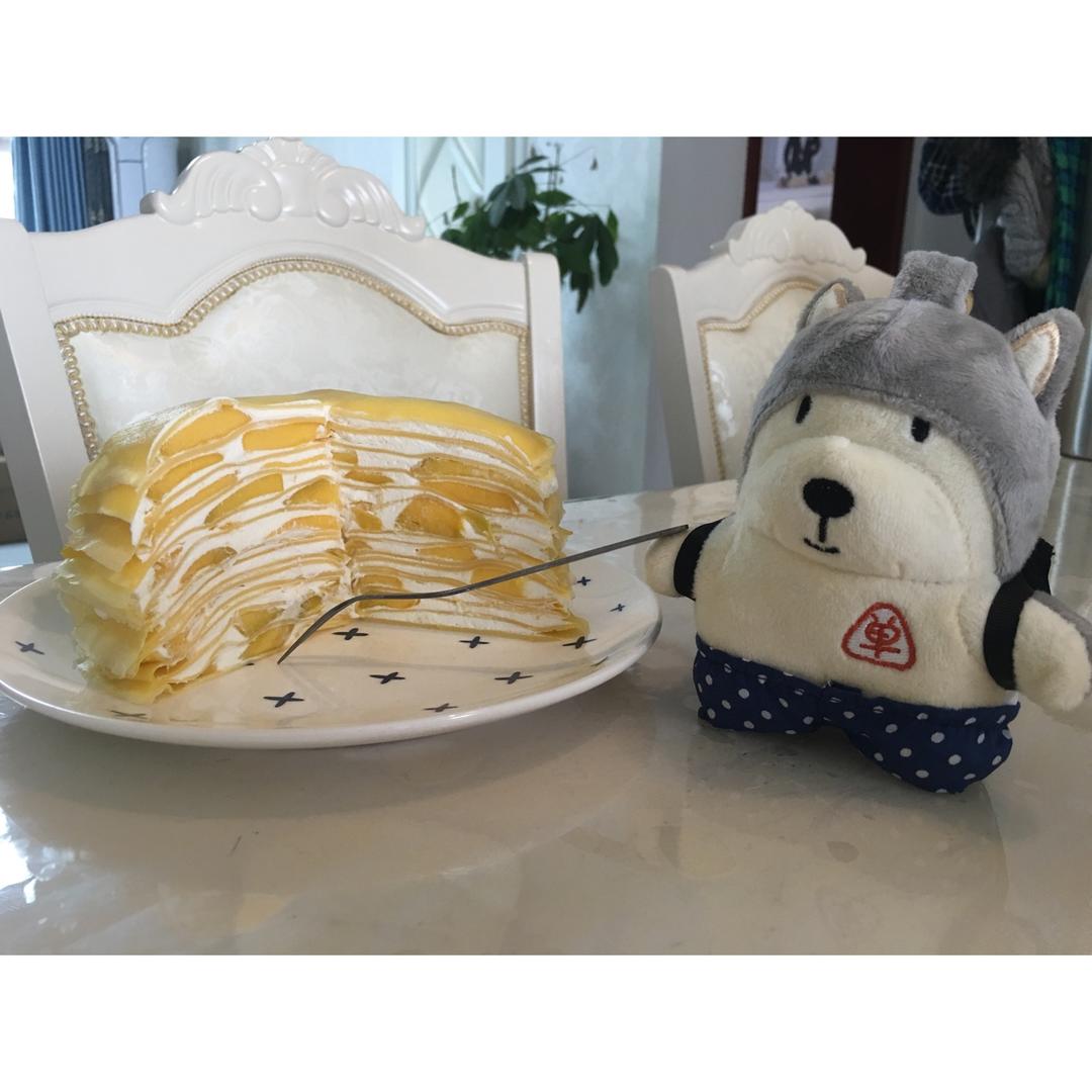 芒果千层蛋糕，100%成功告别煎皮无能