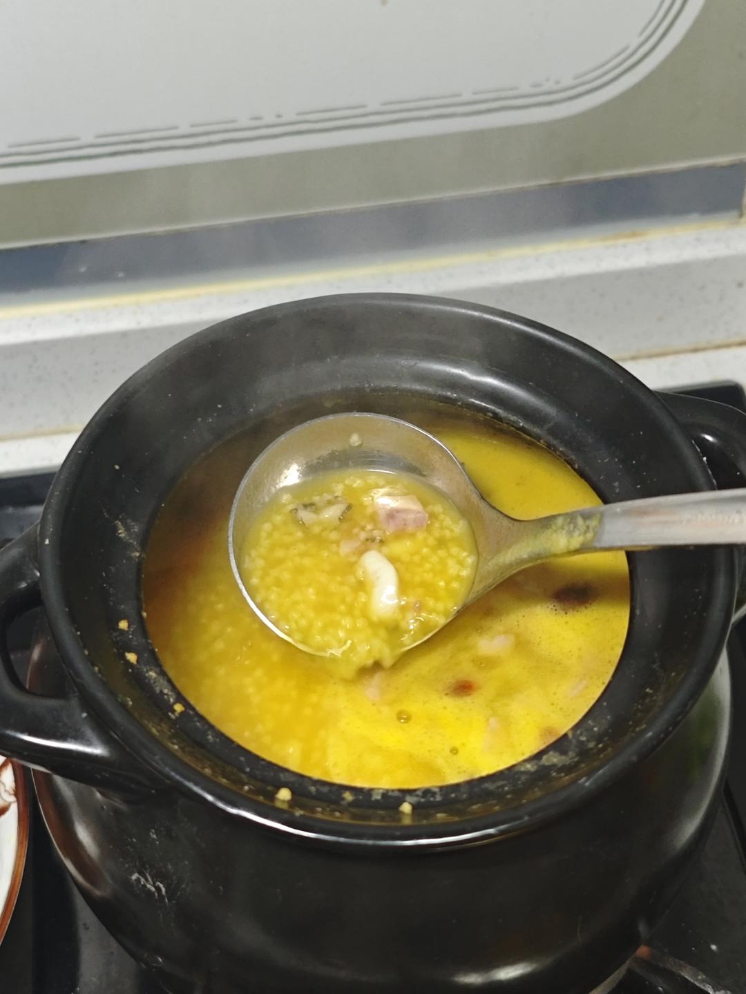 鲍鱼金汤小米粥