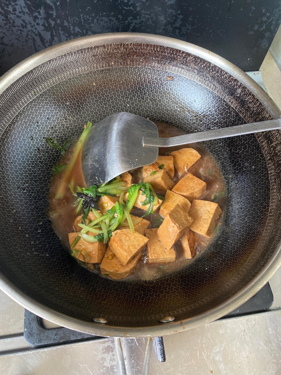 非常入味儿的小白菜炖豆腐