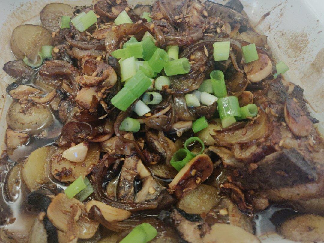 家庭烤箱烤羊排