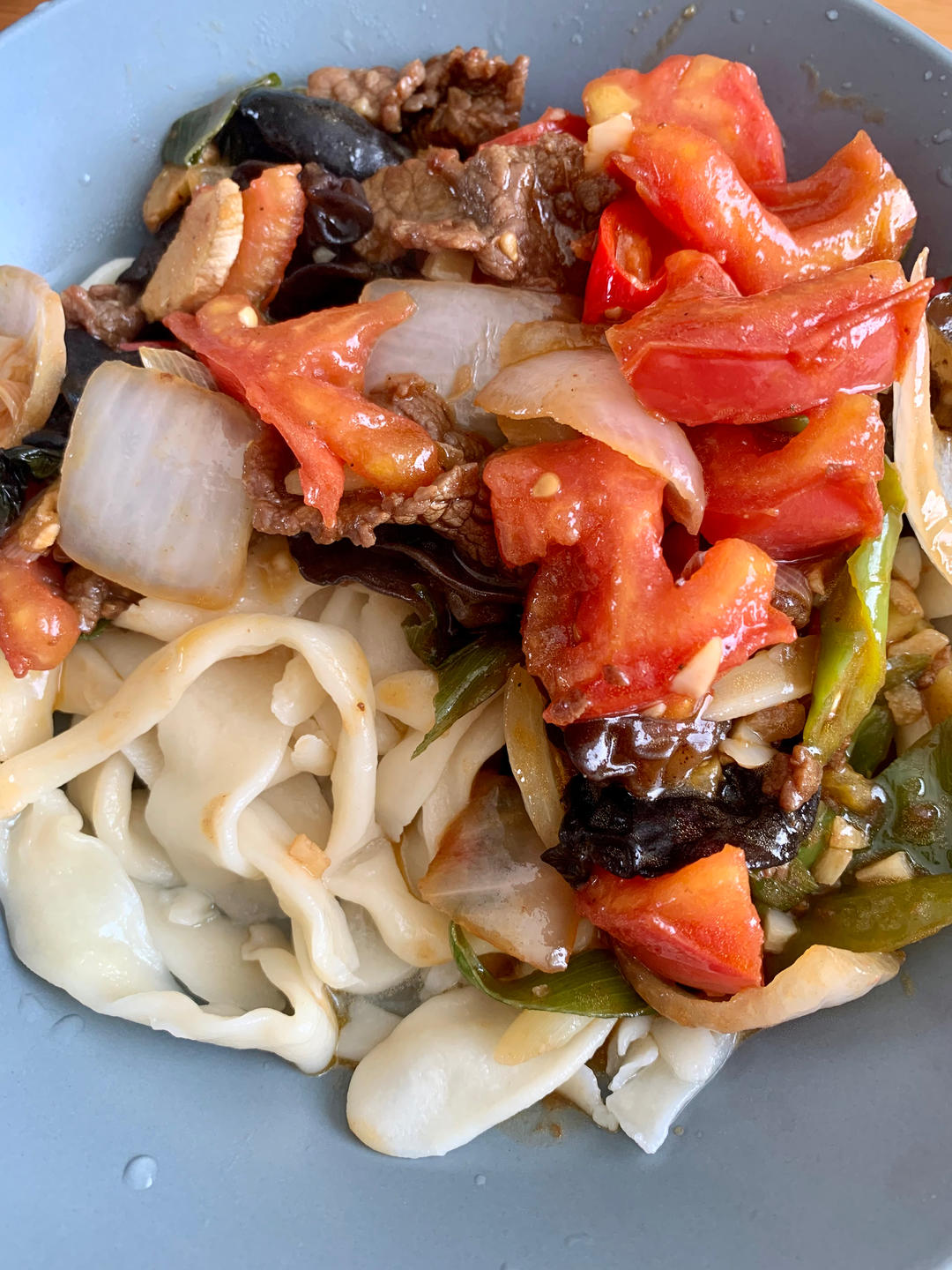 过油肉/新疆拉条子/新疆拌面/过油肉拌面（附过油肉炒制方法）