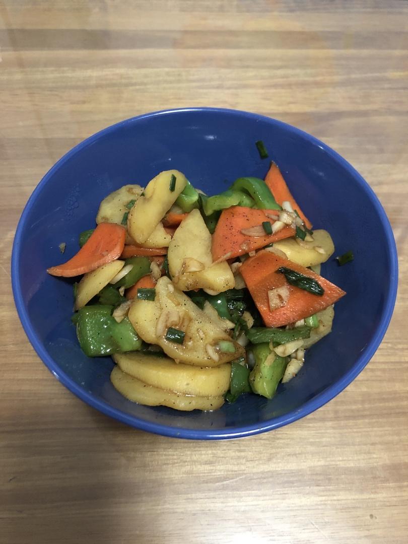 素炒三样