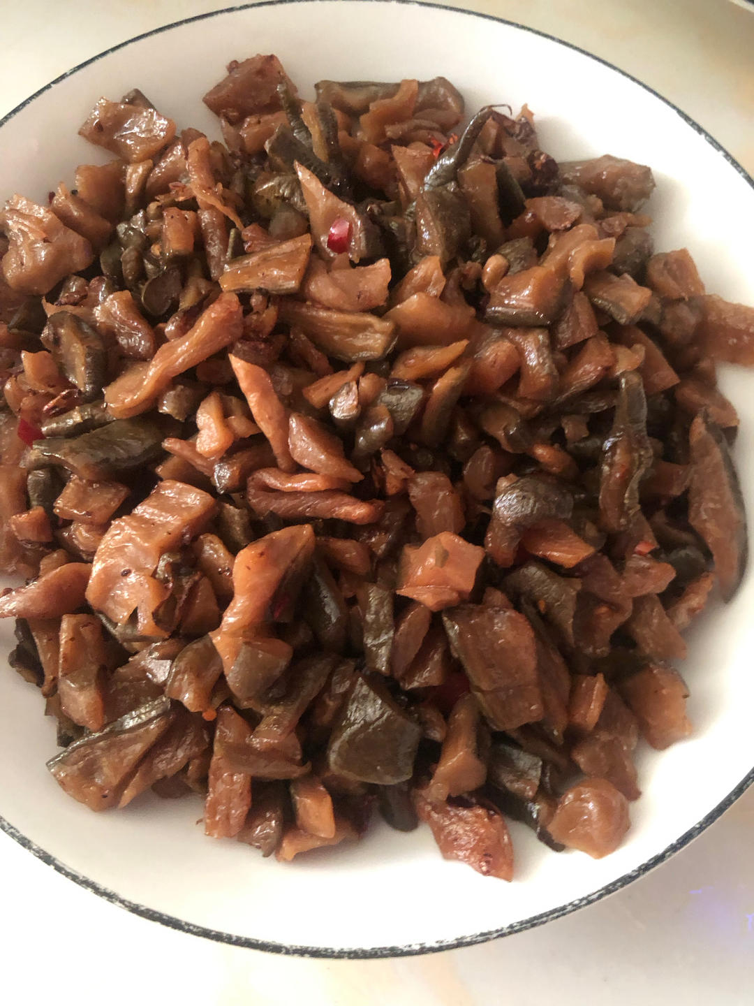腊肉炒萝卜干｜忒费米饭🍚