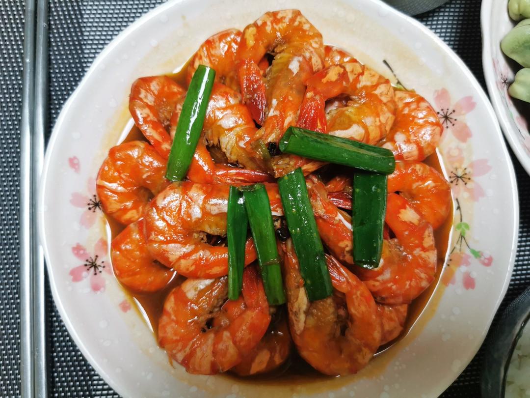 油焖大虾（黑虎虾）